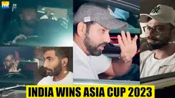 Virat Kohli, Hardik Pandya , Rohit Sharma & Other Players Return After Winning Asia Cup 2023 In Srilanka