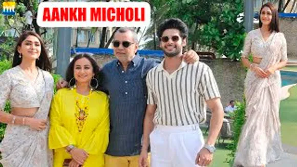 Mrunal Thakur, Abhimanyu Dasani, Paresh Rawal & Divya Dutta At Aankh Micholi Promotions