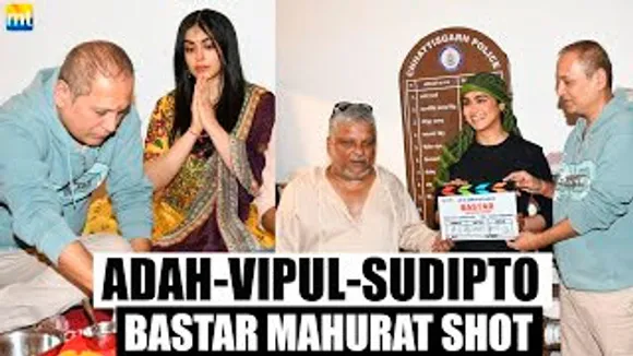 The Kerala Story Team Adah Sharma, Vipul Shah & Sudipto Sen at Muhurat Shot of 'BASTAR'