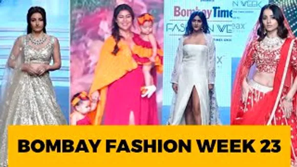 Mahima Makwana, Soha Ali Khan, Vidya Malvade & Debina Bonnerjee With Her Daughters Walk On Ramp At Bombay Times Fashion Week 2023