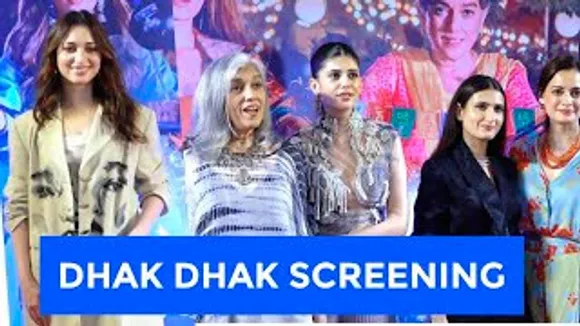 Tamannaah Bhatia, Fatima Sana Shaikh, Dia Mirza, Sanjana Sanghi And Others Celebs At Dhak Dhak Screening