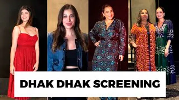 Vidya Balan, Fatima Sana Shaikh, Dia Mirza, Sanjana Sanghi And others At Dhak Dhak Special Screening