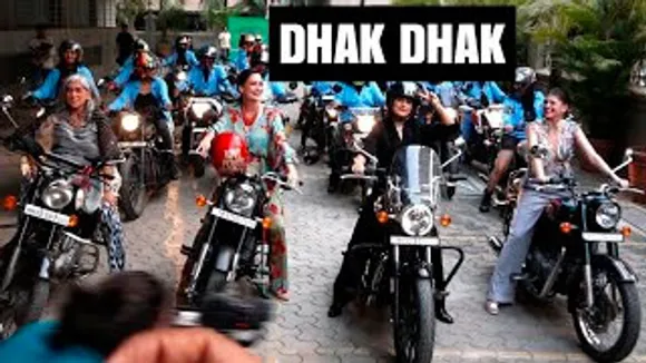 Fatima Sana Shaikh, Dia Mirza, Sanjana Sanghi & Ratna Pathak Shah On A Bullet Ride At Dhak Dhak Screening