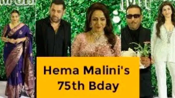 Salman Khan, Raveena Tandon, Vidya Balan, Jackie Shroff & Other Celebs At Hema Malini's 75th Birthday Bash