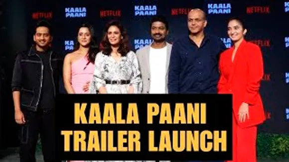 Ashutosh Gowariker, Amey Wagh, Mona Singh With Cast & Crew At Kaala Paani Trailer Launch