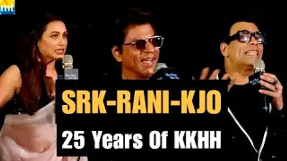 Shah Rukh Khan, Rani Mukerji & Karan Johar Celebrating 25 Years Of Kuch Kuch Hota Hai