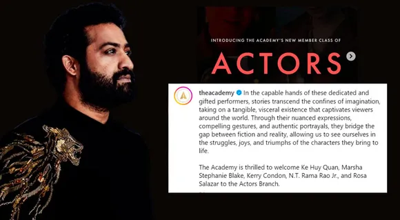 Jr. NTR Is The Only Indian Actor In New Member Class of Actors Announced By The Oscars 