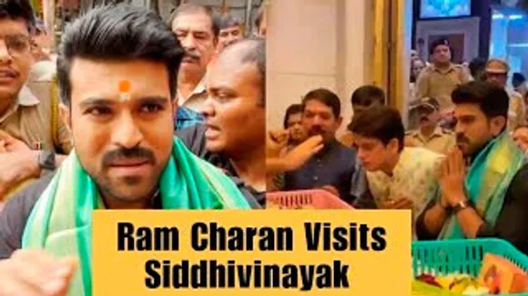 INSIDE FOOTAGE: Ram Charan Concludes Ayyappa Deeksha At Mumbai’s Siddhivinayak Temple