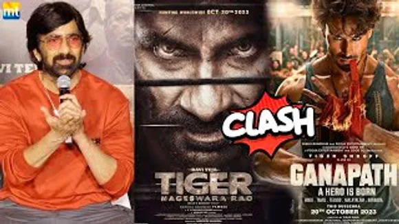 Ravi Teja REACTS on Clashing Tiger Shroff With Ganapath vs Tiger Nageswara Rao On October 20th