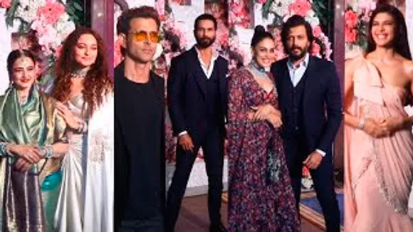 Hrithik Roshan, Jacqueline Fernandez, Rekha, Sonakshi Sinha, Riteish Deshmukh, Shahid Kapoor And Others At A Friend's Reception