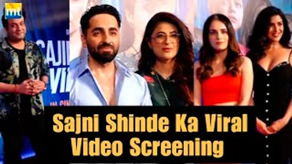 Ayushmann Khurrana, Nimrat Kaur, Radhika Madan, Varun Sharma & Others At Sajini Shinde Ka Viral Video Screening