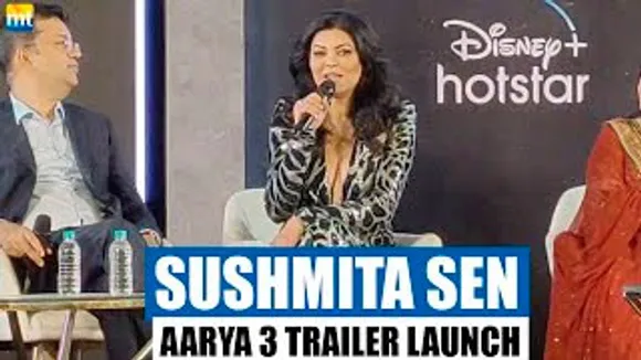 "Hamari Woman Power Hume Shakti Deti hai"- Sushmita Sen Hails Women at Aarya 3 Trailer launch