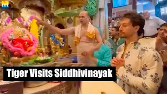 Tiger Shroff visits Siddhivinayak Temple for Ganapath's success