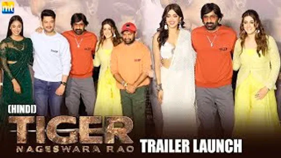 Tiger Nageswara Rao (HINDI) Trailer Launch Uncut With Ravi Teja, Anupam Kher, Nupur Sanon, Gayatri Bhardwaj And Film's Cast & Crew