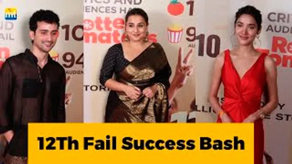 Vidya Balan, IPS Manoj Sharma, Medha Shankar, Vidhu Vinod Chopra & Others At 12th Fail Success Bash