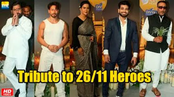 CM Eknath Shinde, Tiger Shroff, Amruta Fadnavis, Jackie Shroff, MC Stan & Others At Gateway Of India Pay Tribute To 26/11 Heroes