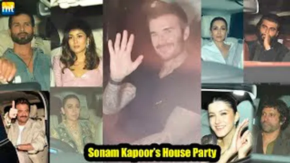 David Beckham, Malaika Arora-Arjun Kapoor, Shahid Kapoor-Mira Kapoor & Others Celeb At Sonam Kapoor-Anand Ahuja's House Party