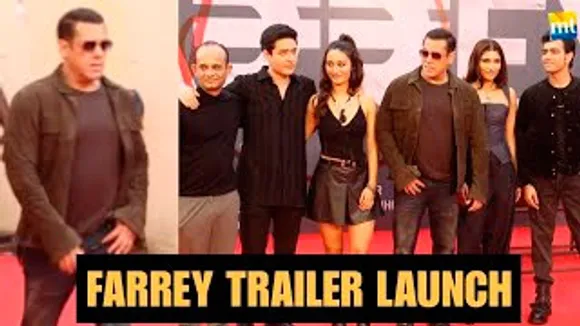 Mamu Salman Khan's Grand Entry At His Niece Alizeh Agnihotri's Debut Film Farrey Trailer Launch