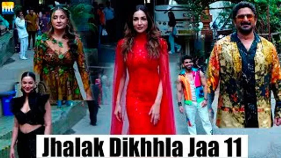 Malaika Arora, Shiv Thakare, Arshad Warsi, Tanishaa Mukerji, Gauahar Khan & Other Contestat On Jhalak Dikhhla Jaa 11 Sets