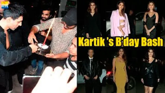 Kartik Aaryan's Birthday Bash - Kriti Sanon, Tara Sutaria, Pooja Hegde, Karan Johar, Vaani Kapoor & Other Celebs Arrive At The Bash