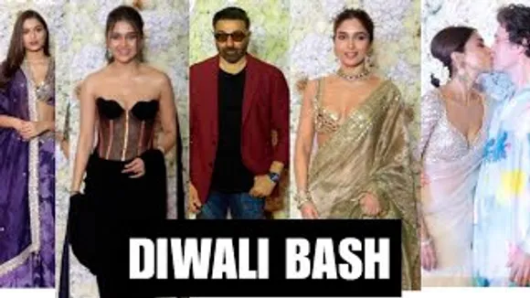 Sunny Deol, Tejasswi Prakash, Saiee Manjrekar, Manushi Chhillar, Mahira Sharma & Others At A Diwali Bash