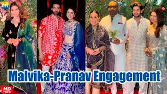 Raveena Tandon, Jackie Shroff, Bhagyashree At Malvika Raaj-Pranav Bagga's Engagement Ceremony