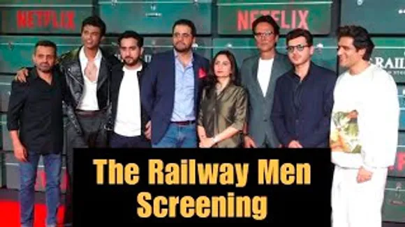 Babil Khan, Kay Kay Menon, Niharica Raizada, Divyenndu And Others At The Railway Men Screening