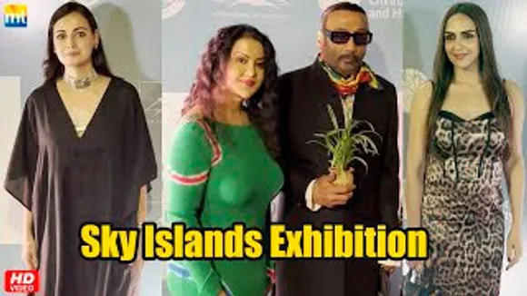 Dia Mirza, Jackie Shroff, Amruta Fadnavis, Esha Deol & Others At Sky Islands Exhibition