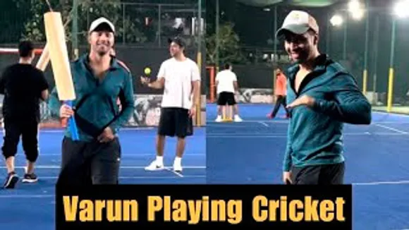 Varun Dhawan, Rohit Dhawan & Murad Khetani Play A Fun Round Of Cricket