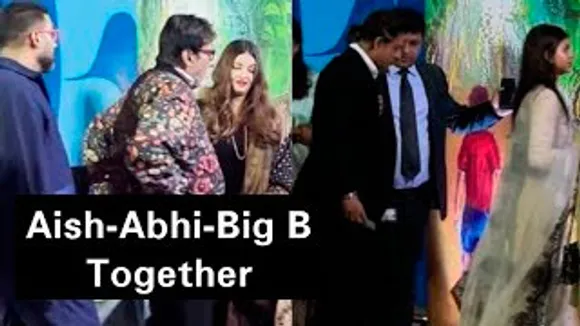 Amid DIVORCE Rumours Aishwarya-Abhishek-Amitabh Bachchan Seen Together, SRK-Suhana-Gauri Khan At Ambani School