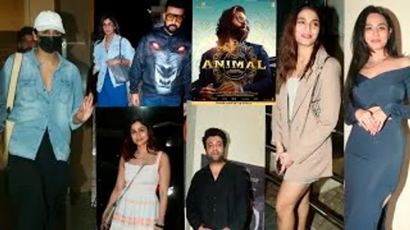 Khushi Kapoor, Soundarya Sharma, Saiee Manjrekar, Shilpa Shetty-Raj Kundra, Shamita Shetty And Celebs At Theatre For Animal