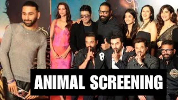 Ranbir Kapoor, Rashmika Mandanna, Bobby Deol, Anil Kapoor, Orry, Triptii Dimrii And Celebs At ANIMAL Screening