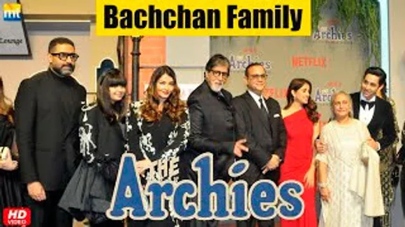 Amitabh Bachchan With Aishwarya-Abhishek, Jaya Bachchan At The Archies Screening To Support Agastya Nanda