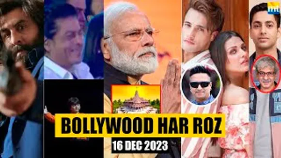 Bollywood Har Roz! SRK-AbRam, Narendra Modi-Ram Mandir, Agastya Nanda-Sriram Raghavan, Himanshi Khurana-Asim Riaz, Animal