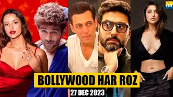 Bollywood Har Roz! Salman Khan's Birthday, Kartik Aaryan-Tripti Dimri Aashiqui 3, Abhishek Bachchan, Parineeti Chopra, Shruti Haasan NOT Married