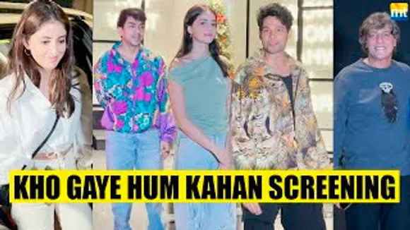 Ananya Panday, Siddhant Chaturvedi, Adarsh Gourav, Navya Naveli And Celebs At Kho Gaye Hum Kahan Screening