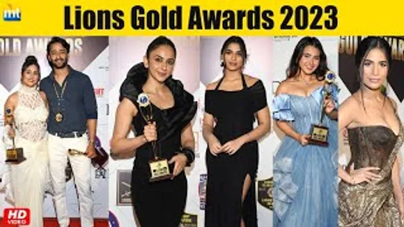 Celebs On Red Carpet Of 29th Edition Of LIONS GOLD AWARD 2023