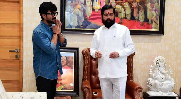 Ram Charan and Upasana Meet Hon. CM of Maharashtra Eknath Shinde: A Gesture of Unity and Tradition