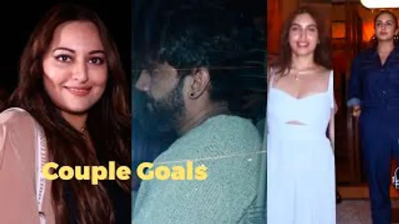 Bhumi Pednekar, Sonakshi Sinha with Her BF Zaheer Iqbal, Huma Qureshi And Celebs At A Restaurant