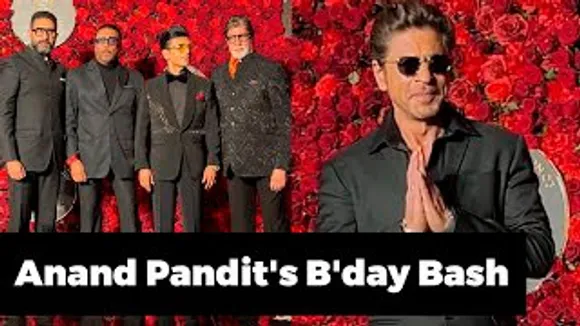 Shah Rukh Khan, Amitabh Bachchan, Abhishek Bachchan, Jackie Shroff At Anand Pandit's Birthday Bash