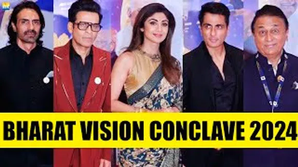 Shilpa Shetty, Sunil Gavaskar, Sonu Sood, Arjun Rampal, Manoj Bajpayee & Celebs At PM Modi's Bharat Vision Conclave 2024