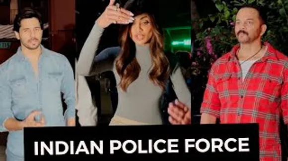 Indian Police Force Team Sidharth Malhotra, Shilpa Shetty, Rohit Shetty & Vivek Oberoi Together