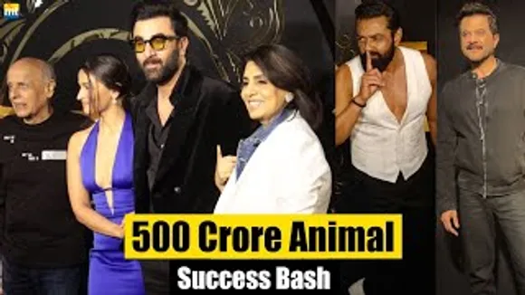 Ranbir Kapoor, Alia Bhatt Joined by Mahesh Bhatt, Neetu Kapoor, Bobby Deol, Anil Kapoor And Others At Animal Success Party