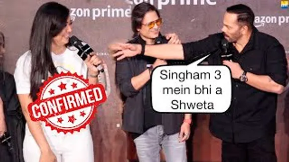 Shweta Tiwari role in Singham 3 REVEALED by Rohit Shetty at Indian Police Force Trailer launch