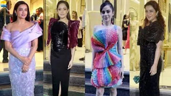 Urfi Javed's mesmerising Rainbow Dress, Nushrratt Bharuccha, Surveen Chawla, Tisca Chopra, Kubbra Sait & Celebs At A Store Launch