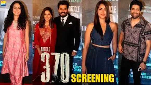 Article 370 Screening - Yami Gautam, Aditya Dhar, Mrunal Thakur, Arun Govil, Adivi Sesh & Celebs Arrive At Screening