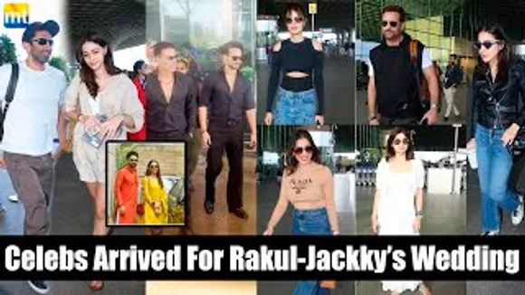 Akshay Kumar-Tiger Shroff, Aditya Roy Kapur-Ananya Panday, Shahid Kapoor-Mira Kapoor & Celebs Leave For Rakul Preet Singh-Jackky Bhagnani's Wedding