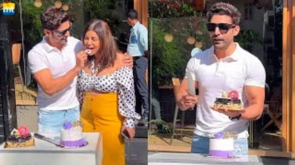 Gurmeet Choudhary Celebrates His Birthday With Wife Debina Bonnerjee & Media