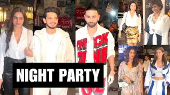 फिर से मचाने पहुंचे Munawar Faruqui, Ayesha Khan, Orry, Pooja Hegde, Shriya Saran, Tara Sutaria, Mandira Bedi, Elnaaz Norouzi & Celebs At A Late Night Party