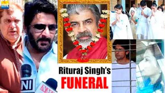 Rituraj Singh FUNERAL - Family Gets Emotional, Arshad Warsi, Raza Murad, Bhagyashree, Ravi Dubey & Others Attend The Last Rites